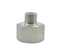 Rosca interna a conector externo de alto voltaje, conversión de junta de tubería Hexagonal reductora de acero inoxidable 304(1l8(M) to1l8(F) inch)