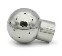 Rosca interna BSP, 1/2-2 ", acero inoxidable, bola de pulverización for limpieza de tuberías sanitarias, junta de limpieza por pulverización fija for limpieza de tanques(1/2")