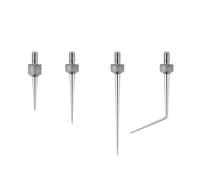 Rosca M punta de aguja de 2,5 mm, punta de extremo puntiagudo para indicadores de acero, punta de calibre