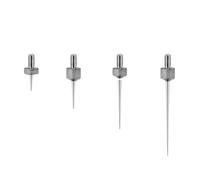 Rosca M punta de aguja de 2,5 mm, punta de extremo puntiagudo para indicadores de acero, sondas de acero, dispositivo de medición de ingeniería
