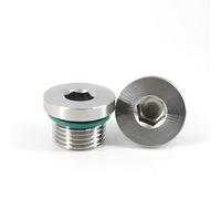 Rosca Macho métrica BSP 304, Tapa de Extremo de Enchufe Hexagonal de Acero Inoxidable, Brida de Anillo de Goma de flúor ED, tapón Hexagonal, Accesorio de tubería de Agua y Aceite, 1 ud. (Size : BSP 1