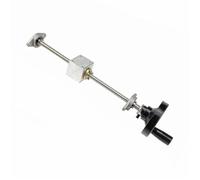 roscado juego Kit de riel guía lineal de tornillo Tr10, 4mm, 8mm, 12mm, tornillo de avance, tuerca de latón, eje de rodamiento Horizontal, juego de volante de tornillo de avance T10 tornillo trapezoid