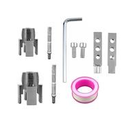 Roscador de Tuberías Integrado, Kit de Roscado de Tuberías de Agua de PVC, Roscador Integrado Para Tuberías de Agua de 1/2'' y 3/4''