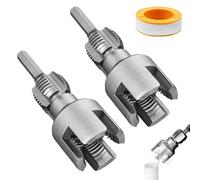 Roscador Para Tubos PVC, Machuelo Manual Para Tuberías - 2 en 1 Herramienta de Roscado, Conjunto de Enrosca Tubos de 1/2“ ”3/4", para Reparaciones Domésticas, Tuberías De Agua, Mangueras, Taladros