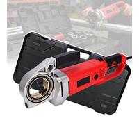 Roscadora de tubos manual de 2300 W, máquina roscadora eléctrica de 1/2"-2", cabezal totalmente de aluminio, mordazas de sujeción engrosadas e indicador de potencia for tuberías de acero inoxidable