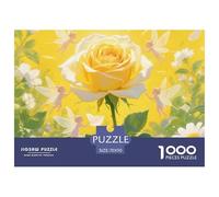 Rose 1000 Pezzi Puzzle Décoration De La Maison FAI Da Te, Intrattenimento Creativo, Divertimento Idea Regalo Uomo E Donna Bambini Da 14 Anni E Più 70x50cm/1000pcs
