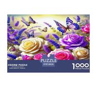 Rose 1000 Piece Jigsaw Puzzle for Adults and Families - Complex Cognitive Game 38x26cm/1000pcs