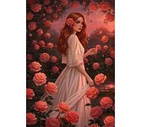 Rose 150 Piece Jigsaw Puzzles for Adults, Colourful, Challenging & Brainteasing Adult Puzzles 150 Pieces Girl, Fun jigsaws for The Whole Family 14x10 Inch