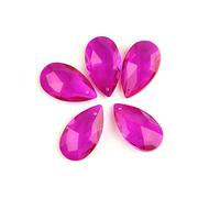 Rose 38mm/50mm/63mm/76mm/89mm lágrima cristal prisma DIY colgante joyería espaciador facetado colgante, 38mm 100pcs