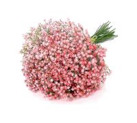 (rose) 6pcs Realistic Touch Artificial Baby's Breath Flower Bouquet for Wedding Party, Flower Arranging, Home Decoration