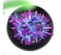 Rose and Blue Titanium Aura Lemurian Quartz Crystal PointStone Decor Piedras naturales y minerales