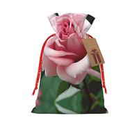 Rose Blossom - 1 bolsa de material duradero de 8.3 x 11.8 pulgadas con cordón para regalo elegante de Halloween