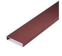 Rose d Baguette Alu Carrela Perfil U 100 cm - 3 piezas modernas Hing Trim para Renovat & Construct Soluts (8 cm) - y diseño práctico