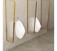 Rose d Urinal Partit - Separador de pared para inodoros de hombres - Urinal Slish Sn - Separador de privacidad para baño (1 pieza)