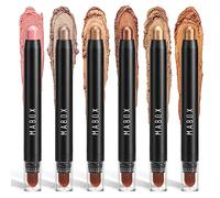Rose Flower Palo de sombra de ojos, Lápiz iluminador de ojos con efecto de brillo mate, Delineador de ojos, Resistente al agua, de larga duración hasta 10 h, 15g