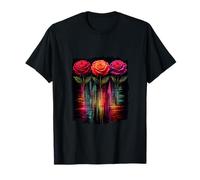 Rose Flowers - Floral Art Camiseta