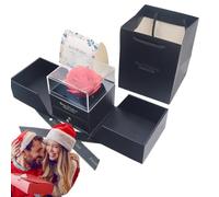 Rose gift box, Preserved rose box, Romantic flower, Rose box for presents, Double-open rose box, Birthday rose gift, Romantic gift for her, Mother's Day rose box, for wife, Elegant flower