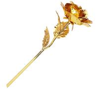 Rose Gift, Last Forever Love Rose, Diseño de color simple y moderno Estilo japonés y coreano fuerte para regalos Hogar(Golden hardcover)