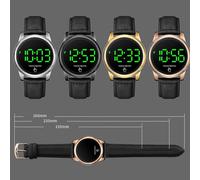 (Rose Gold) Fashion Led Digital Watches Men Touching Screen Deep Waterproof Sports Watch