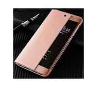 (Rose gold, For Mate 10) Premium Leather Flip Cover Phone Case for Huawei P30, P40 Pro, and More - Stylish Protection for UK Mobile Users