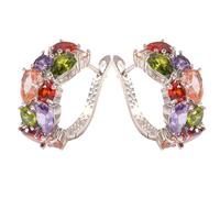 Rose Gold Hoop Earrings, Elegant Copper Tone Non Slip Secure Fit Hoop Jewelry with Ergonomic Lightweight Comfort System, Stylish Daily Wear Fashion Design, Polished Finish Accessories for Women