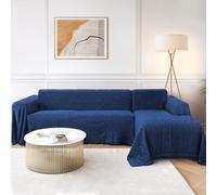 Rose Home Fashion Fundas de sof seccionales de jacquard geomtrico para sof seccional, 2 piezas, funda de sof lavable en forma de L, manta con