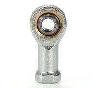 Rose Joint M5 Rodamiento extremo de varilla hembra con revestimiento de bronce para mano derecha rosca junta (paquete de 1)