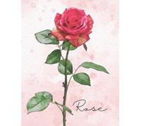 Rose Notebook - Carnet de notes personnalisé 8.5x11 | 175 pages lignées | Elegant Feminine Journal Gift: Cahier délicat et raffiné au prénom Rose - A ... and elegant notebook featuring the name Rose