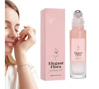 Rose Oil Perfume, Roll On Fragrance, Compact 10ml Gentle for Wedding Party Dating, Plant Extract Soft Scent, Body Neck Wrist Care, Home Office Travel Daily Occasion