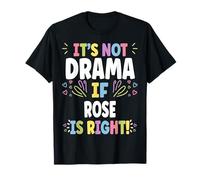 Rose Personalized Women's Gift Custom Rose Camiseta