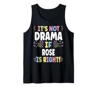 Rose Personalized Women's Gift Custom Rose Camiseta sin Mangas