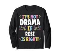 Rose Personalized Women's Gift Custom Rose Manga Larga
