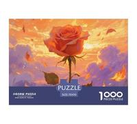 Rose Puzzle 1000 Pezzi Premium Plus Quality FAI Da Te, Intrattenimento Creativo, Divertimento Festa Aziendale per Adulti E Bambini Da 14 Anni E Più 70x50cm/1000pcs