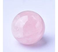 Rose Quartz Balls for and Relaxation, Small Chinese Medicine Ball for Hand, Exercise, and Stress