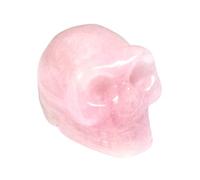 Rose Quartz Crystal Skull - 3cm
