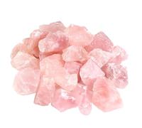 Rose Quartz Crystals, Raw Crystals Bulk, Gem Stones Rocks Crystals, Tumbled Stones and Crystals Bulk, Rock Collection, Chakra Stones, Healing Crystals, Raw Crystals, Minerals Rocks Crystals(1LB)
