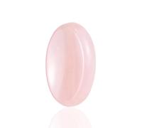 Rose Quartz Crystals Rock Worry Stones for Kids, Oval Palm Stone, Thumb Stone, Crystals and Healing Stones Quartz Bulk for Wicca, Reiki, Healing Energy, Chakra Stones, Witchcraft Supplies(1PCS)