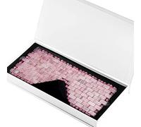 Rose Quartz Eye Sleep Mask Masajeador Facial Jade Roller Gua Sha Scraper,Máscara De Ojos Con Caja