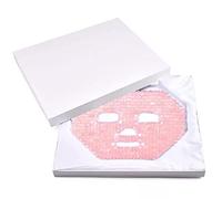 Rose Quartz Face Mask Tools Facial Cooling Massager 100% Natural Jade Crystal Sleep Mask,Cuarzo Rosa Con Caja