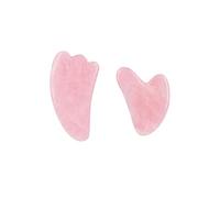 Rose Quartz Face Roller And Gua Sha Set Natural Jade Gouache Scraper Gua Sha Massage Quartz Roller Facial Lifting Massage Tool,type 14
