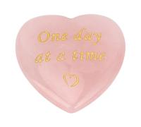Rose Quartz Heart Mother Mother Crying Crystals Set Piedras Amor de Cristal Polished Lindo Policillo Reiki Balancio Meditación Tiny Pink Hearts
