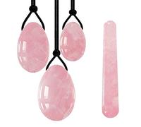 Rose Quartz Jade Balls Yoni Eggs Set Natural Stone Pelvic Kegel massage Jade Egg-type 3