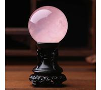 Rose Quartz Sphere Ball, Crystal, Rose Crystal Ball for, Crystal, Home Decoration,B,39~42mm