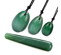 Rose Quartz Yoni Egg Jade Eggs Women Kegel Jade, Aventurine Egg Set
