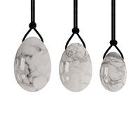 Rose Quartz Yoni Egg Set Drilled Natural Jade Eggs Amethyst Kegel Balls -Eggs_C