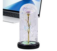 Rose- Rainbow Night lightflowerOrnaments, Artificial Forever flowerRomantic Rainbow RoseFlowers Exquisite roseFlowers for Wife Daughter | Surprise Gift, Valentine's Day Proposal