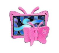 (Rose Red) Compatible With Lenovo Tab M10 Plus Tb-x606f/x 10.1 Butterfly Bracket Style Eva Children Falling Proof Cover Protective Case