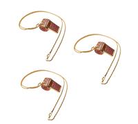 Rose Red Necklace Style, Exquisite Diamond-Encrusted Referee Whistle,