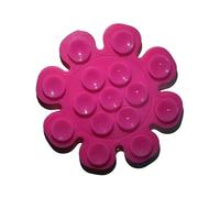 (Rose red)Universal Silicone Suction Cup Phone Mount Mini Suction Sticker Mount