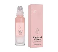 Rose Roll Perfume, Portable Scent Oil, 0.79in Elegance with Extract Feature, Long-Lasting Fragrance Fluid, Aesthetic Garnish with Floral Design, Travel Accessory for Dating and Wedding